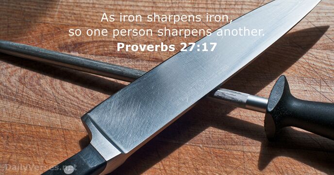 Proverbs 27:17