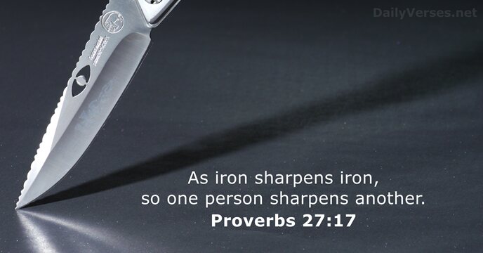 September 7 2015 Bible Verse Of The Day Proverbs 2717