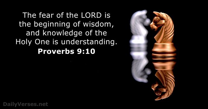 Proverbs 9:10