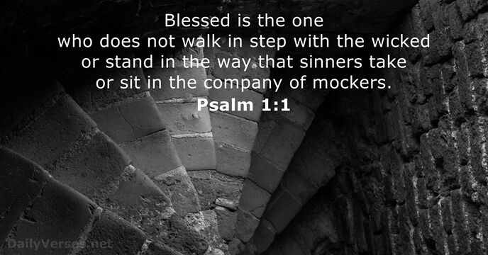 Psalm 1:1 - Bible verse of the day - DailyVerses.net