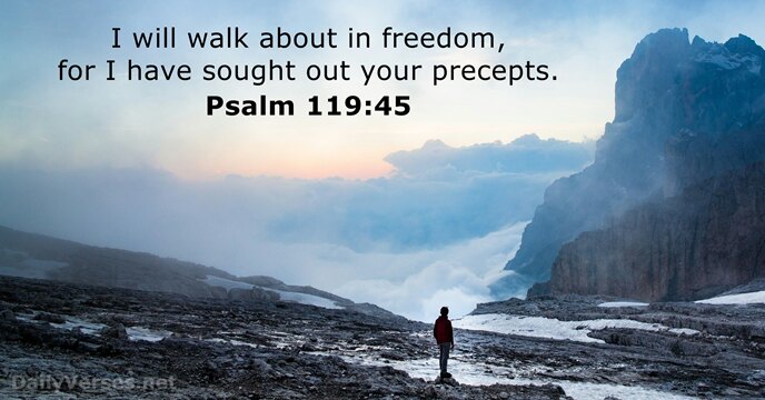 Psalm 119:45