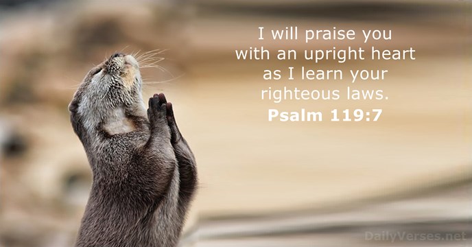 Psalm 119:7