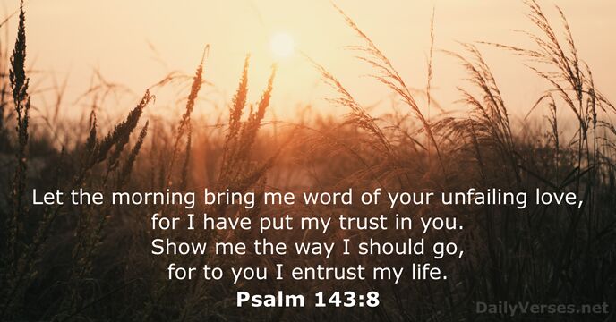 Psalm 143:8