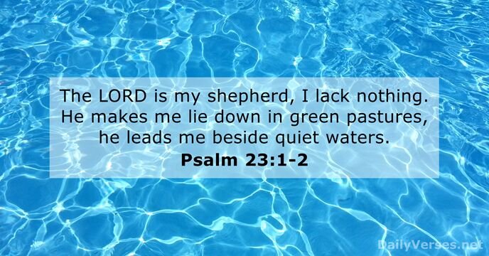 Psalm 23:1-2