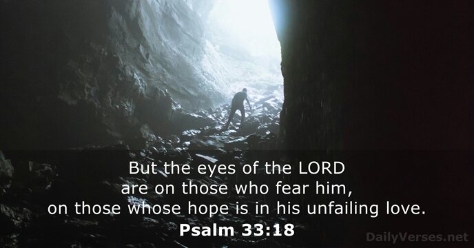 Psalm 33:18