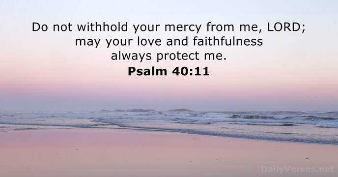 Psalm 40:11