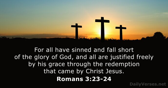Romans 3 23 24 Bible Verse DailyVerses