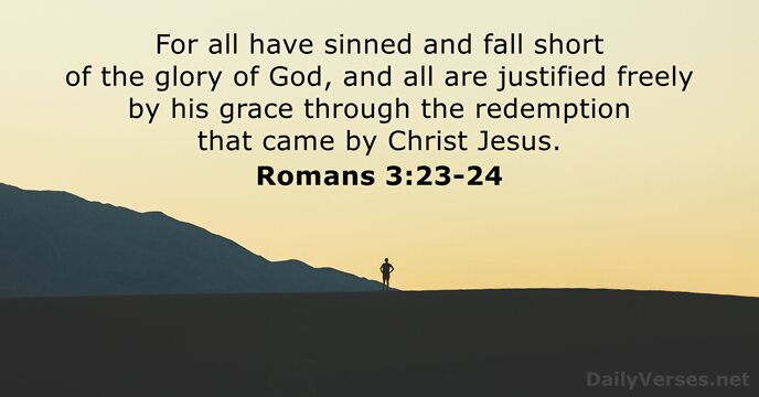 Romans 3:23-24