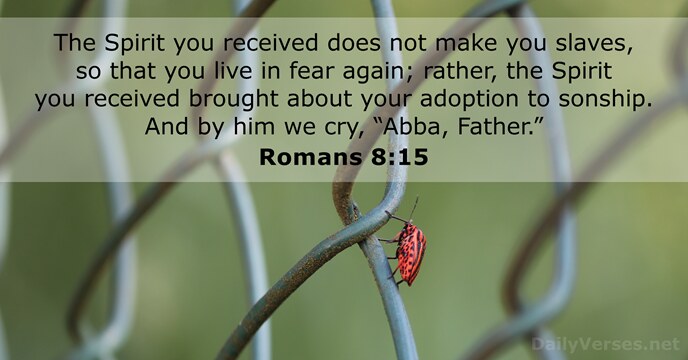 adoption romans 8 15