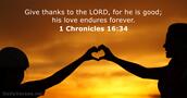 1 Chronicles 16:34
