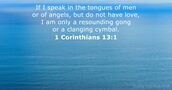 1 Corinthians 13:1