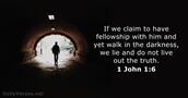 1 John 1:6