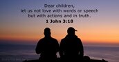 1 John 3:18