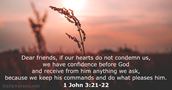 1 John 3:21-22