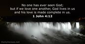 1 John 4:12