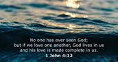 1 John 4:12
