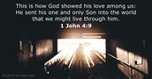 1 John 4:9