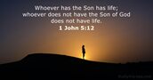 1 John 5:12