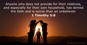 1 Timothy 5:8