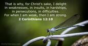 2 Corinthians 12:10