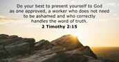 2 Timothy 2:15