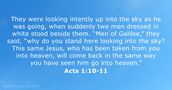 Acts 1:10-11