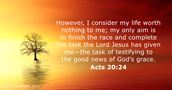 Acts 20:24