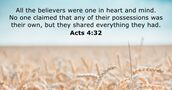 Acts 4:32