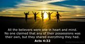 Acts 4:32