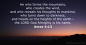 Amos 4:13