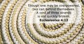 Ecclesiastes 4:12