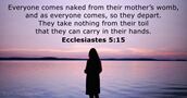 Ecclesiastes 5:15