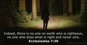 Ecclesiastes 7:20