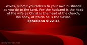 Ephesians 5:22-23