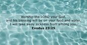 Exodus 23:25