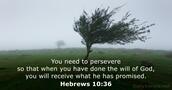 Hebrews 10:36