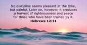 Hebrews 12:11