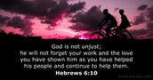 Hebrews 6:10