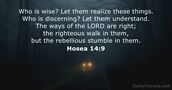 Hosea 14:9