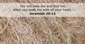 Jeremiah 29:13