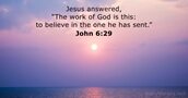 John 6:29