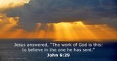 John 6:29