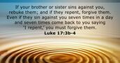 Luke 17:3b-4