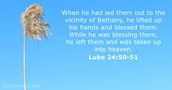 Luke 24:50-51
