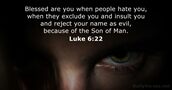 Luke 6:22