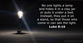 Luke 8:16