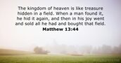 Matthew 13:44
