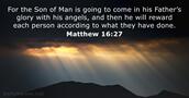 Matthew 16:27