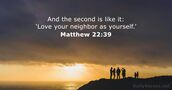 Matthew 22:39