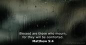 Matthew 5:4